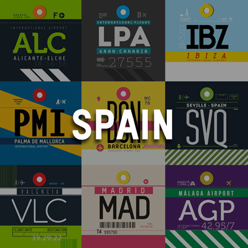 Spanish Airport Codes Pattern