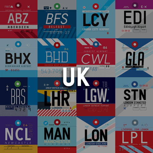 UK Airport Codes Pattern