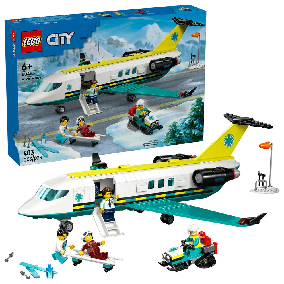 LEGO® City Emergency Air Ambulance Airplane 60465