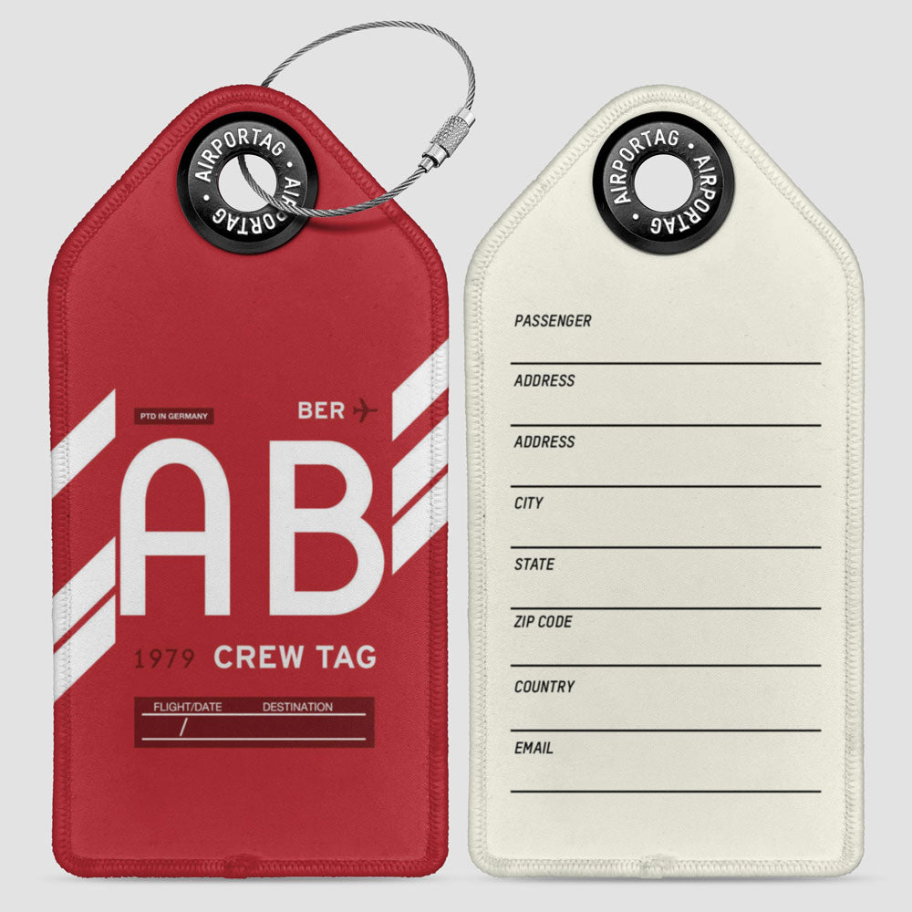 AB - Luggage Tag