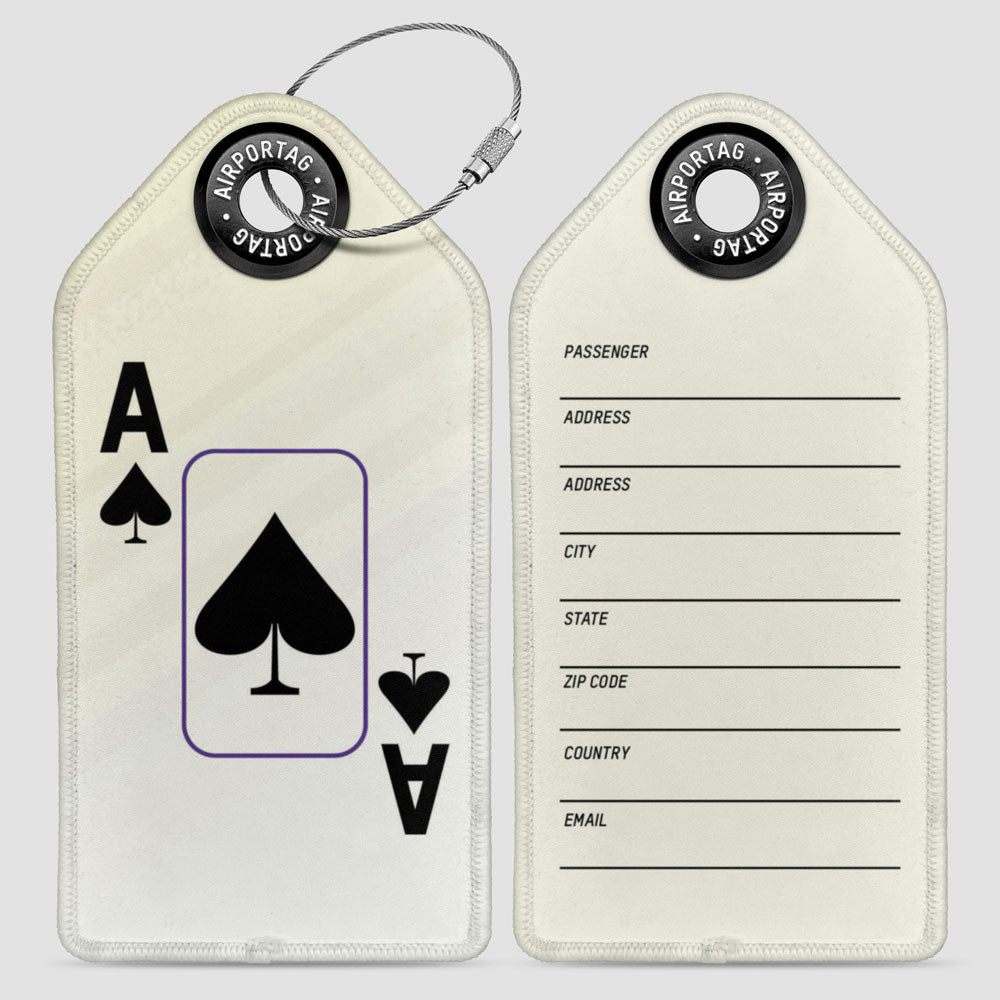 Ace of Spades - Luggage Tag