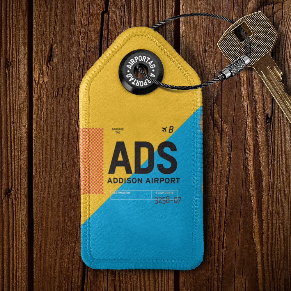 ADS - Porte-clés en cuir