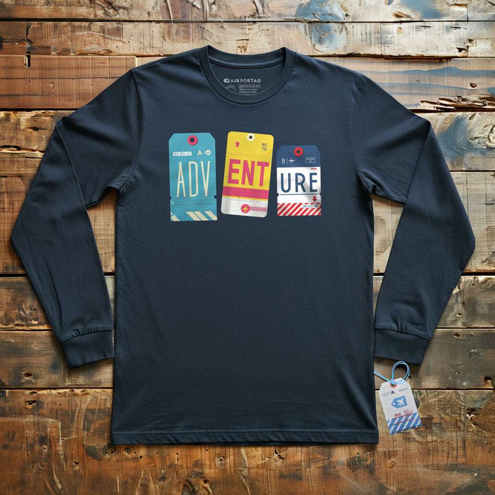 ADV ENT URE - Long Sleeve T-Shirt