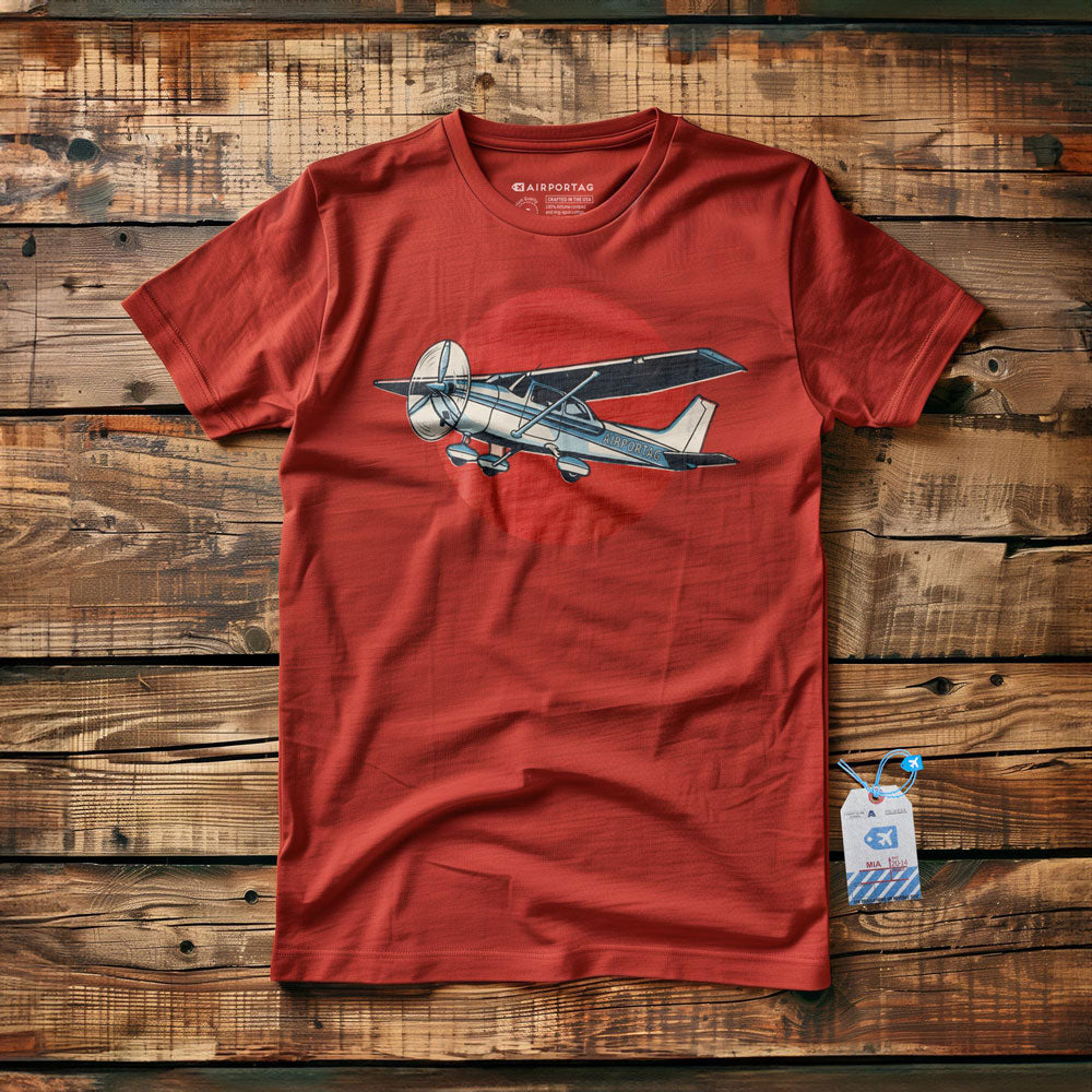 Riso Red Plane - T-Shirt