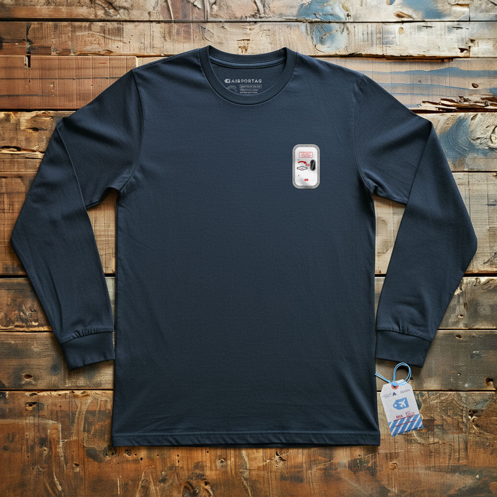 Airplane Door Tiny - Long Sleeve T-Shirt