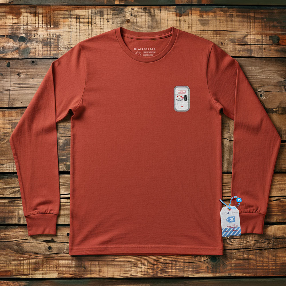 Airplane Door Tiny - Long Sleeve T-Shirt