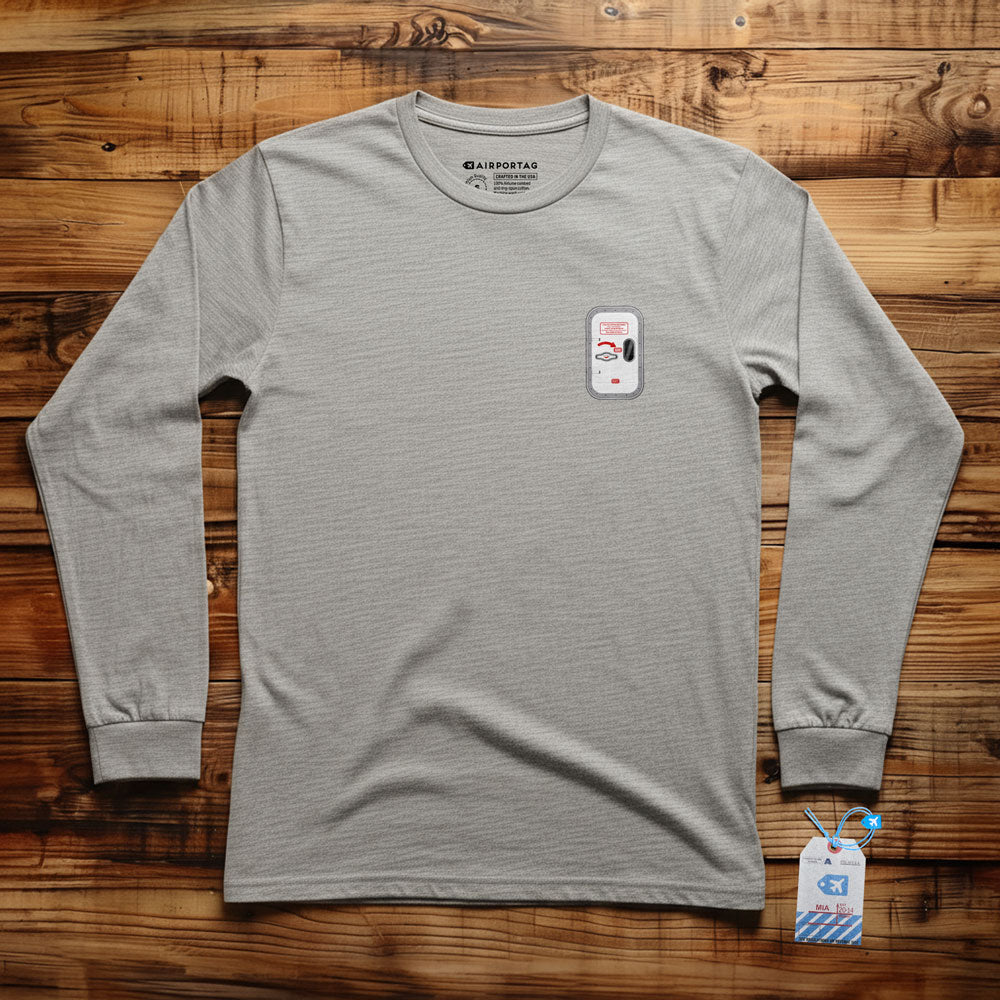 Airplane Door Tiny - Long Sleeve T-Shirt