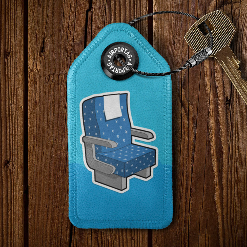 Airplane Seat Isometric - Keychain
