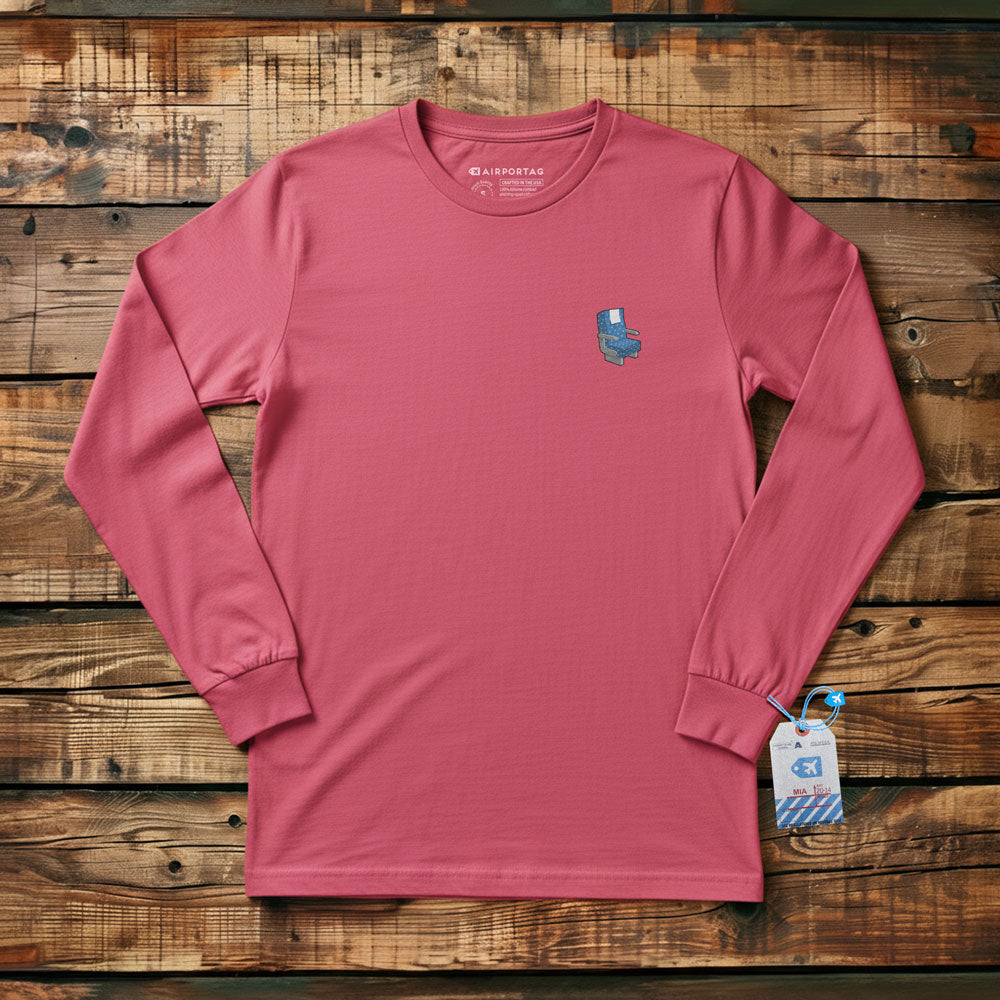 Airplane Seat Tiny - Long Sleeve T-Shirt