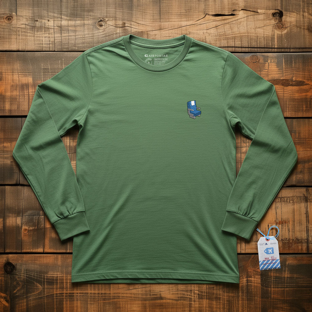 Airplane Seat Tiny - Long Sleeve T-Shirt