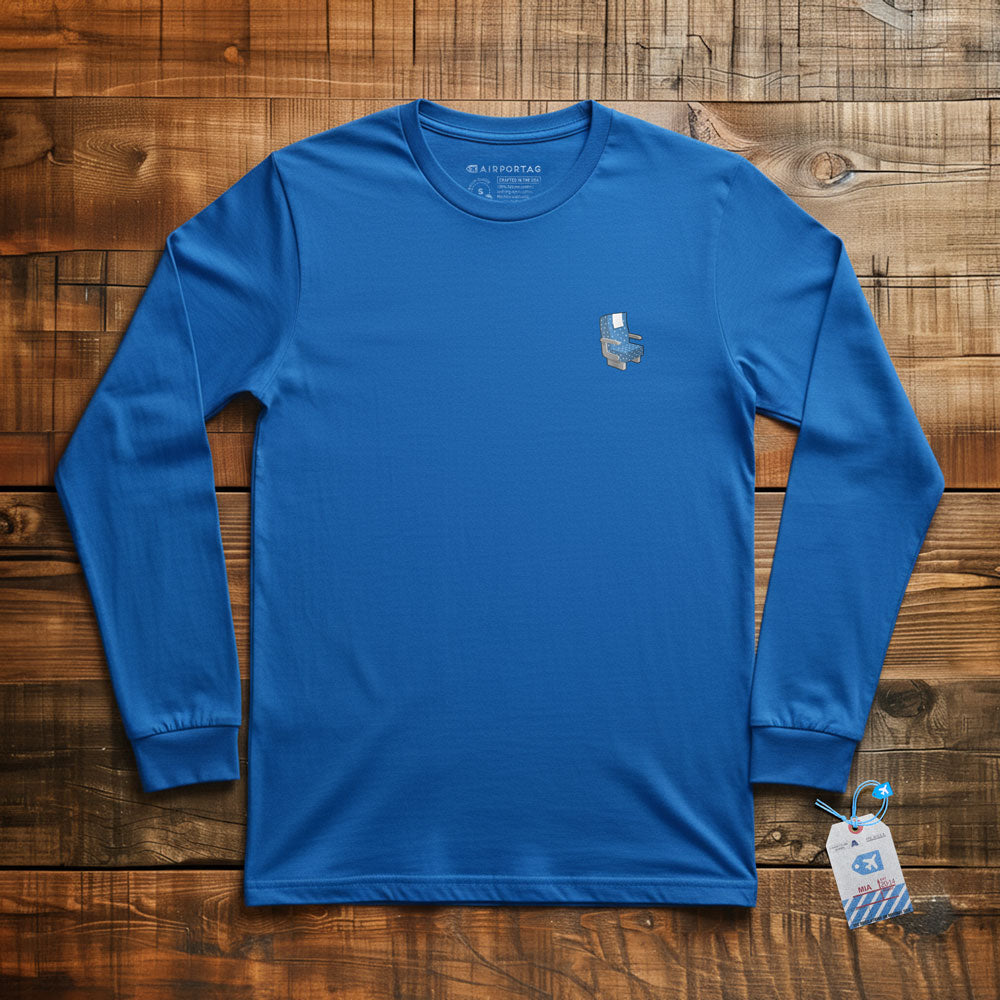 Airplane Seat Tiny - Long Sleeve T-Shirt