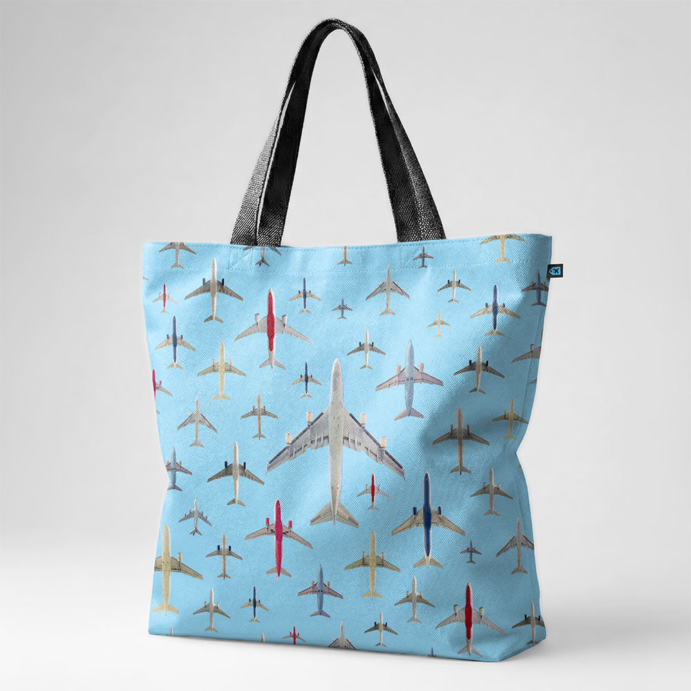 Airplane Above - Tote Bag
