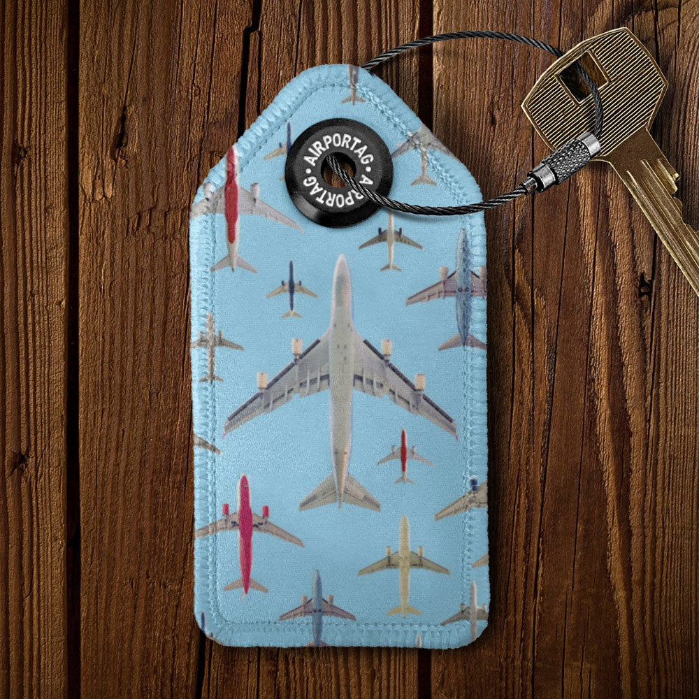 Airplane Above - Keychain