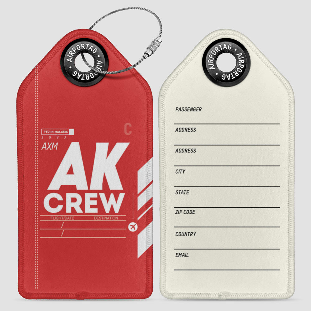 AK - Luggage Tag