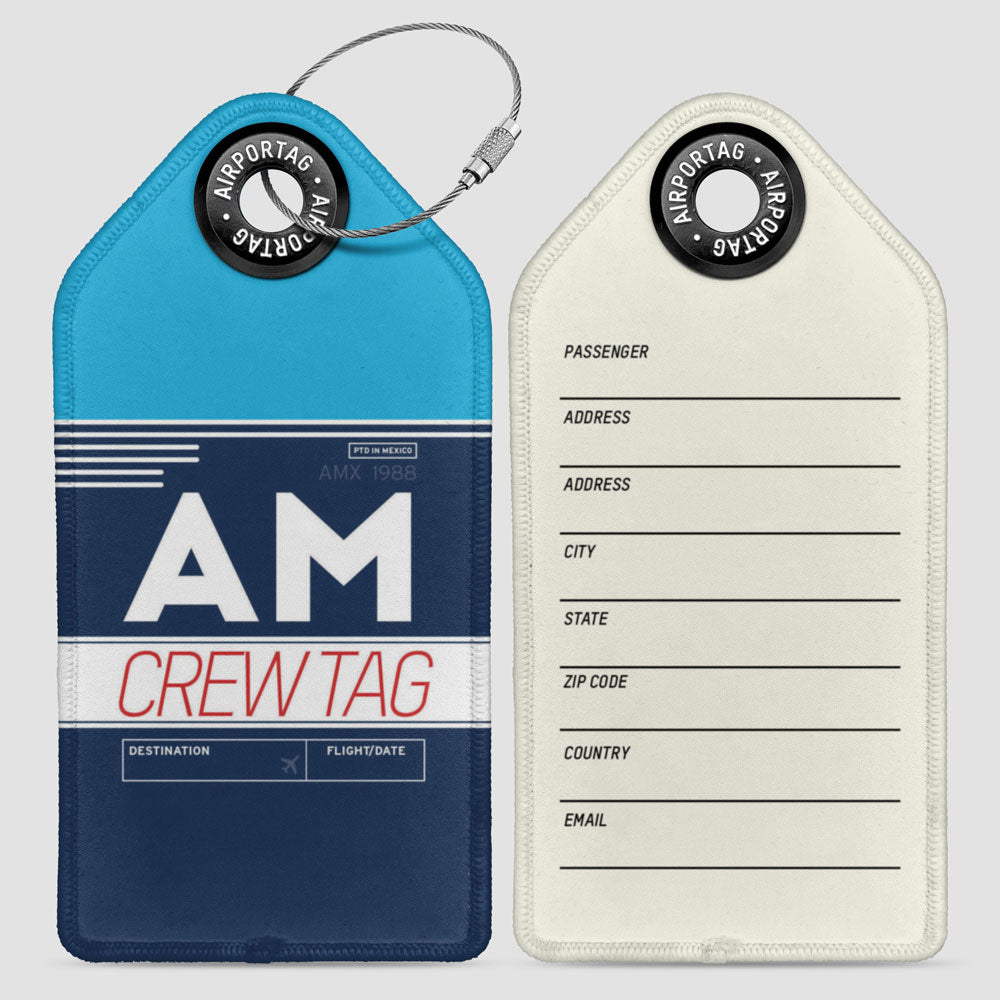 AM - Luggage Tag