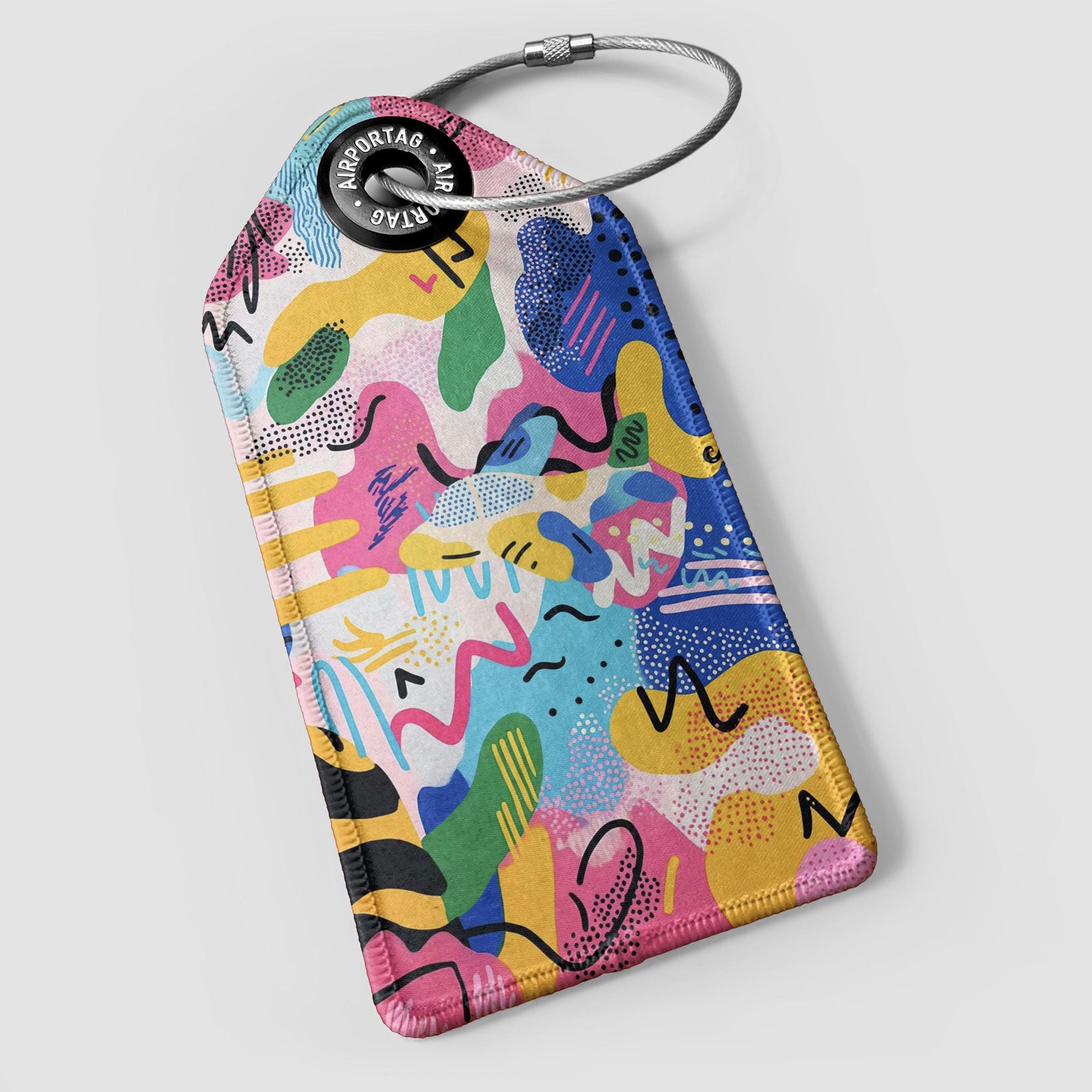 Art Plane Org Dot - Luggage Tag
