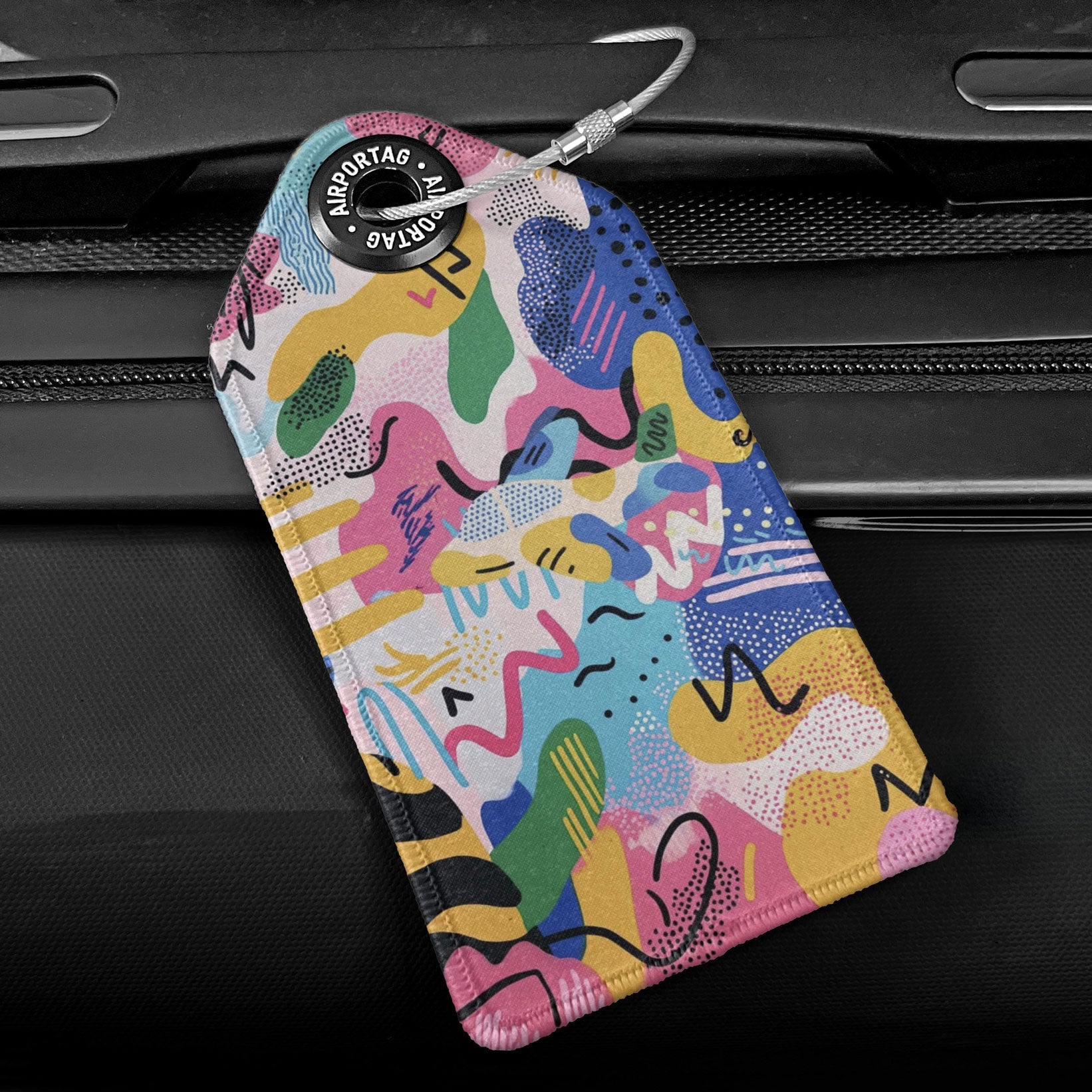 Art Plane Org Dot - Luggage Tag