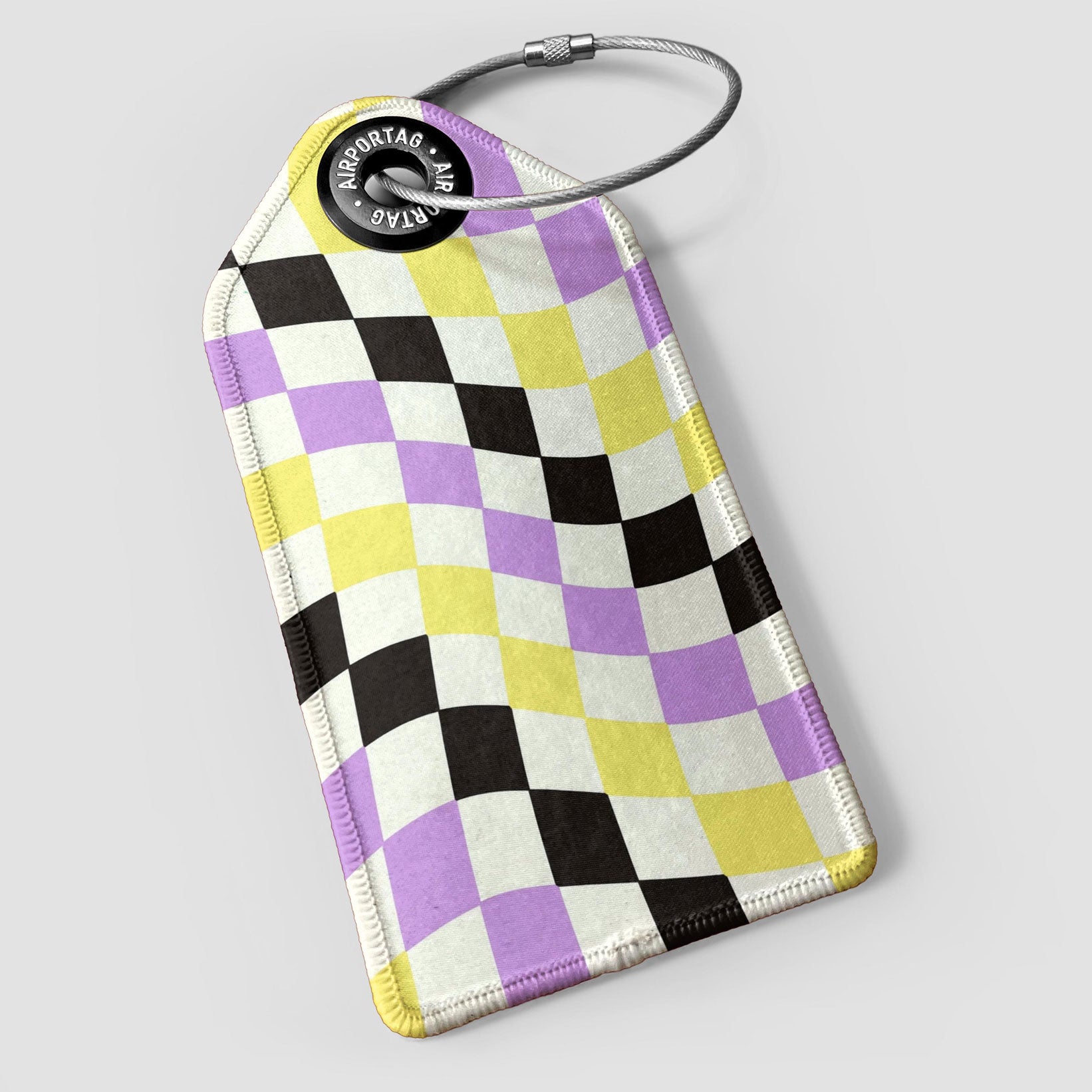 Art Squares Wave - Luggage Tag