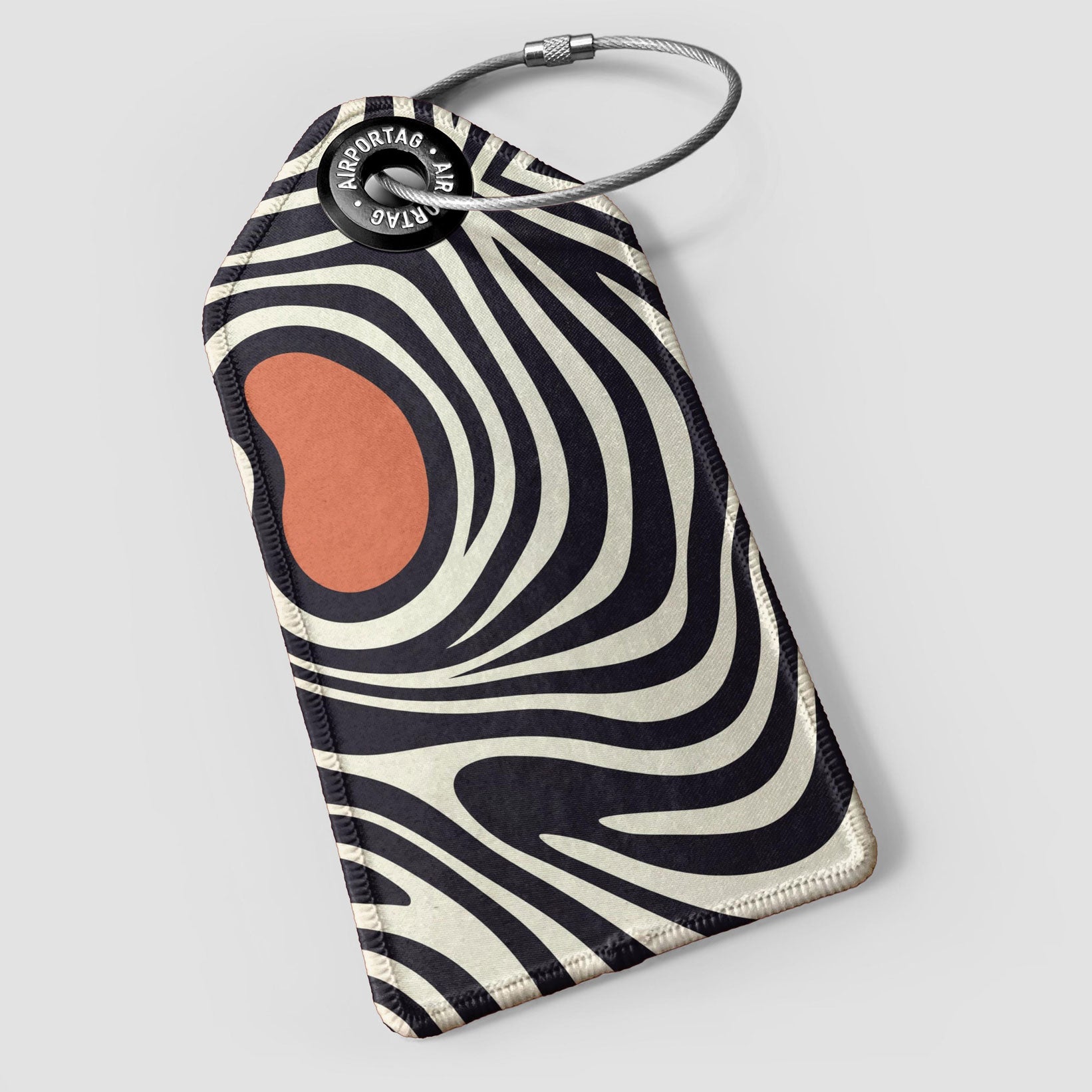 Animal Print Zebra Red Dot - Luggage Tag