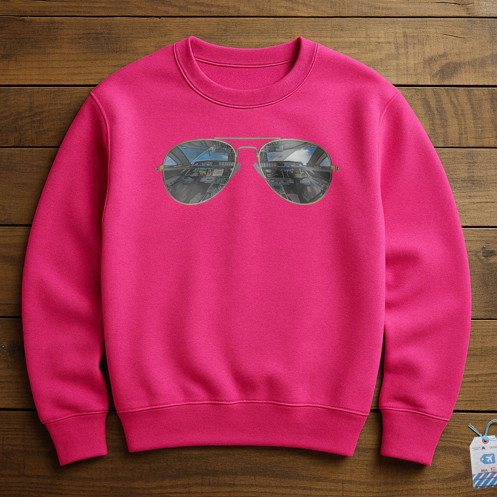 Aviator Sunglasses - Sweatshirt