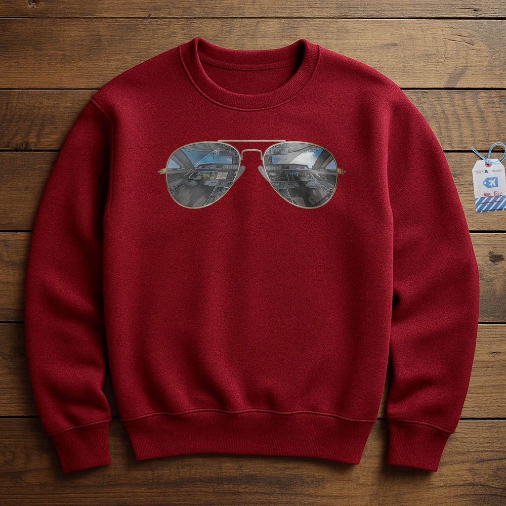 Aviator Sunglasses - Sweatshirt
