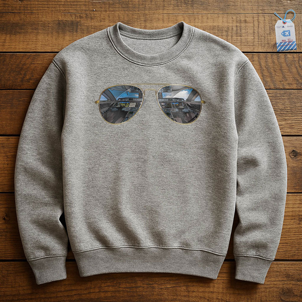 Aviator Sunglasses - Sweatshirt