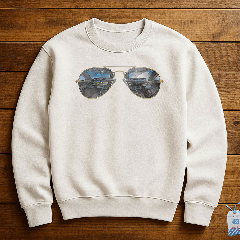 Aviator Sunglasses - Sweatshirt