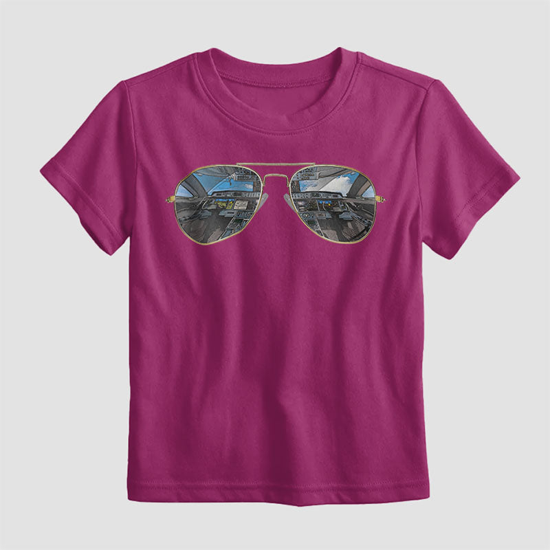 Lunettes de soleil aviateur - T-shirt pour enfants