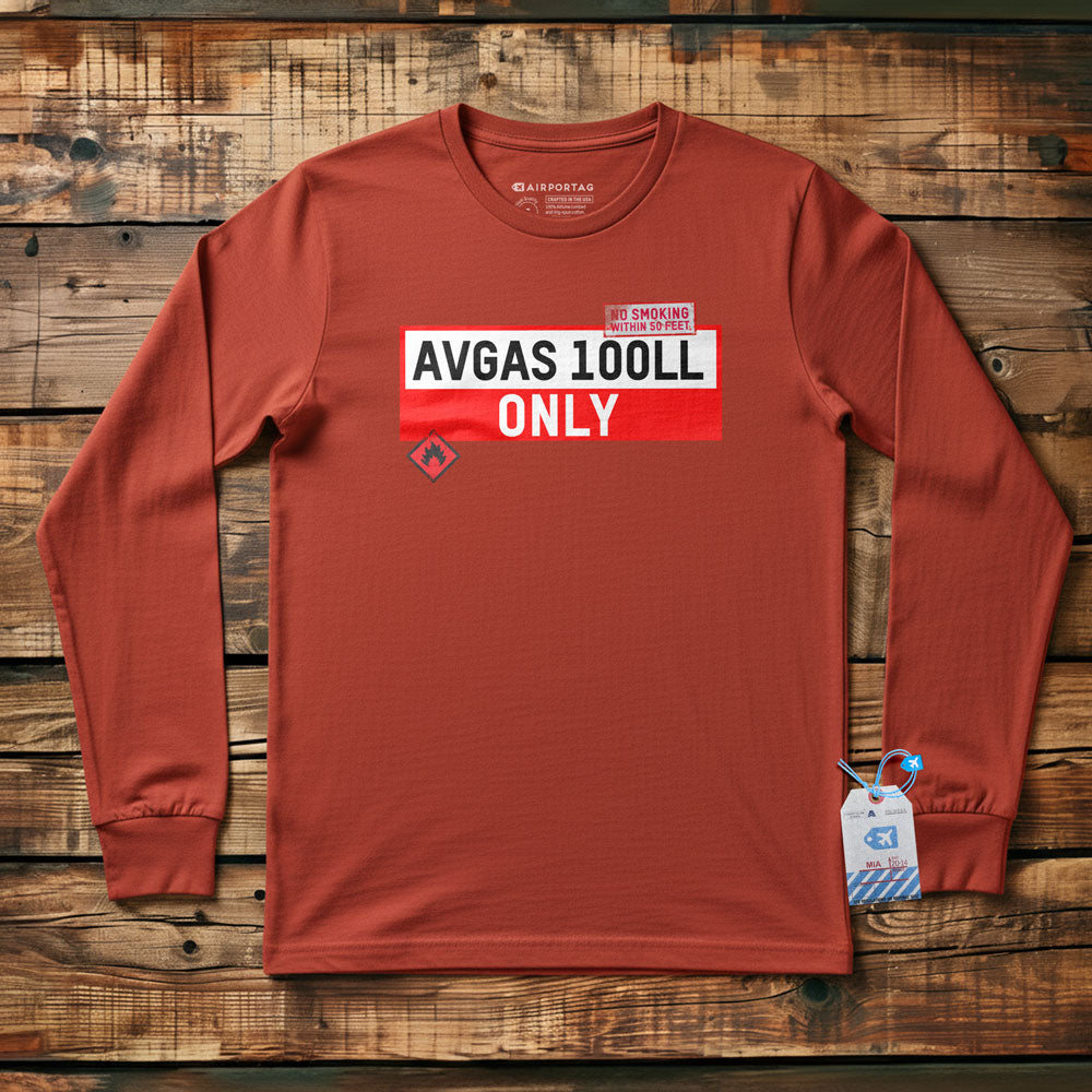 AVGAS 100LL - Long Sleeve T-Shirt