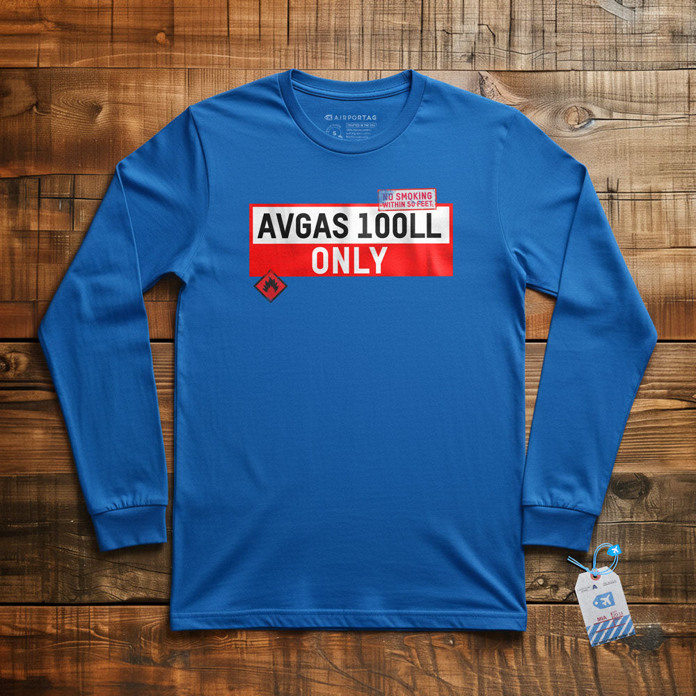 AVGAS 100LL - Long Sleeve T-Shirt