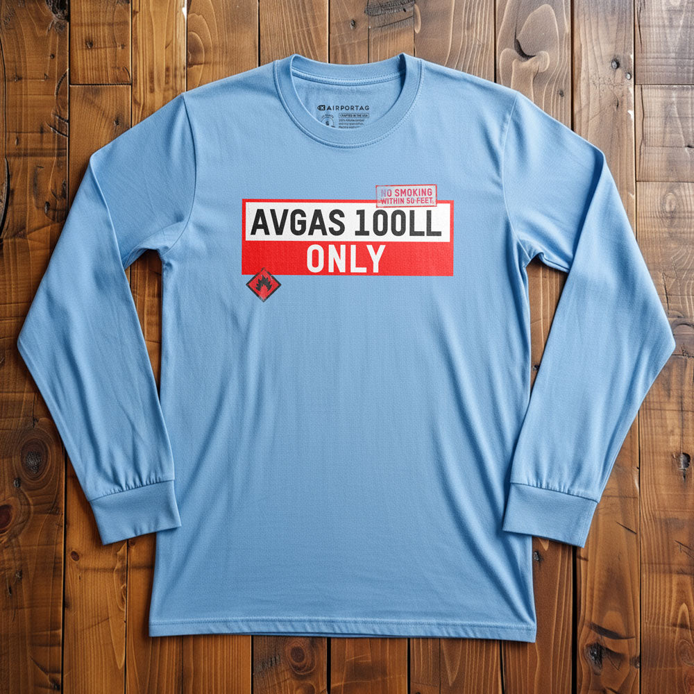AVGAS 100LL - Long Sleeve T-Shirt