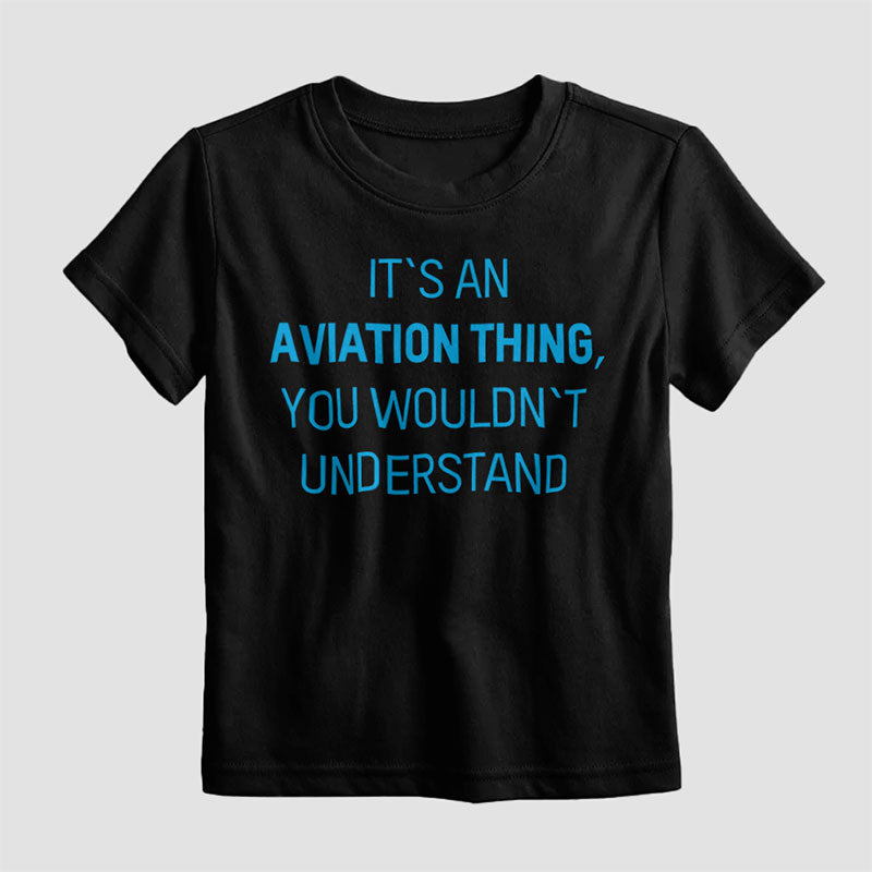 C'est une affaire d'aviation - T-shirt pour enfants