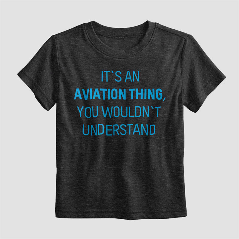 C'est une affaire d'aviation - T-shirt pour enfants