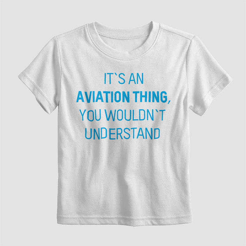 C'est une affaire d'aviation - T-shirt pour enfants