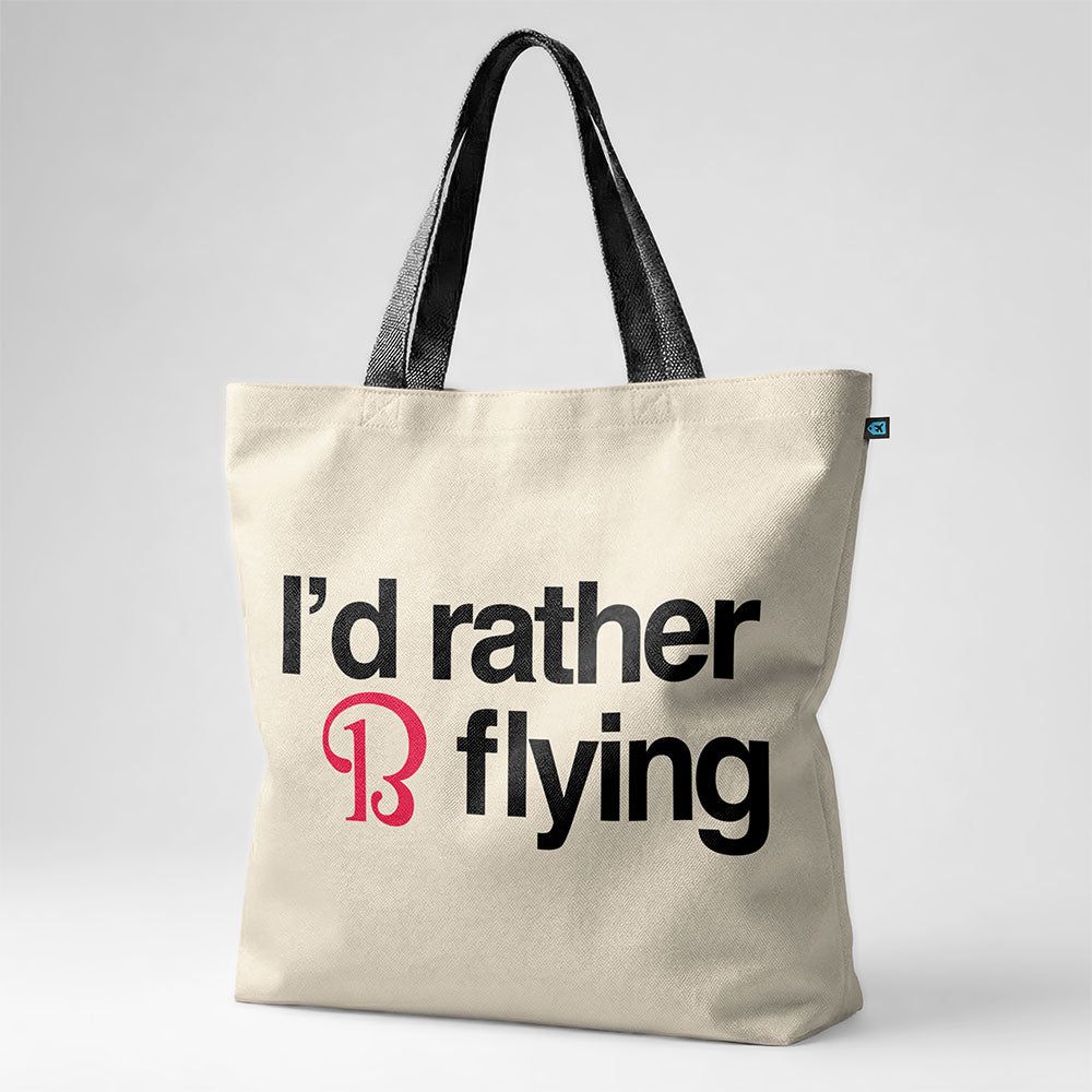 Beechcraft Rather be Flying - Tote Bag