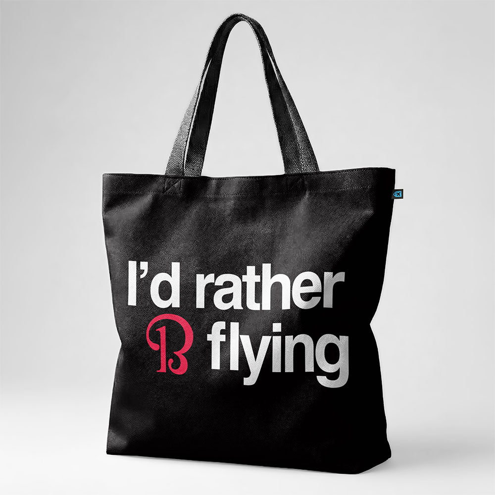 Beechcraft Rather be Flying - Tote Bag