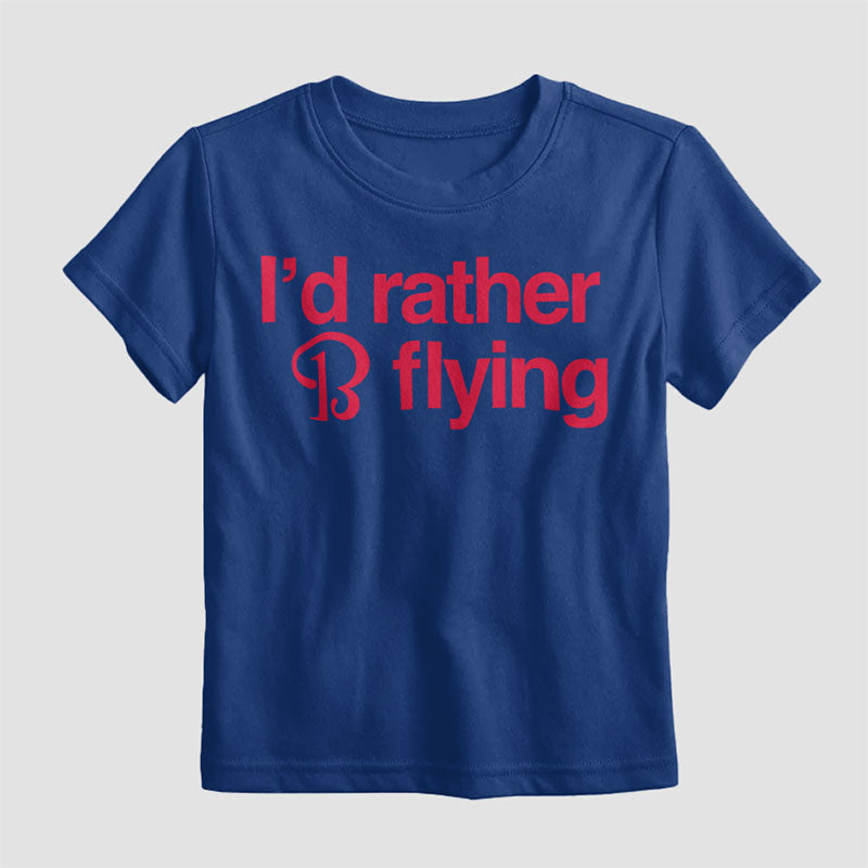Beechcraft Rather be Flying - Kids T-Shirt