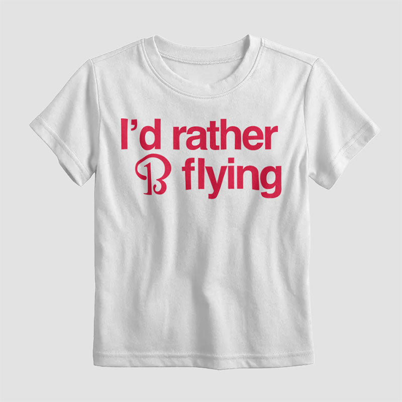 Beechcraft Rather be Flying - Kids T-Shirt