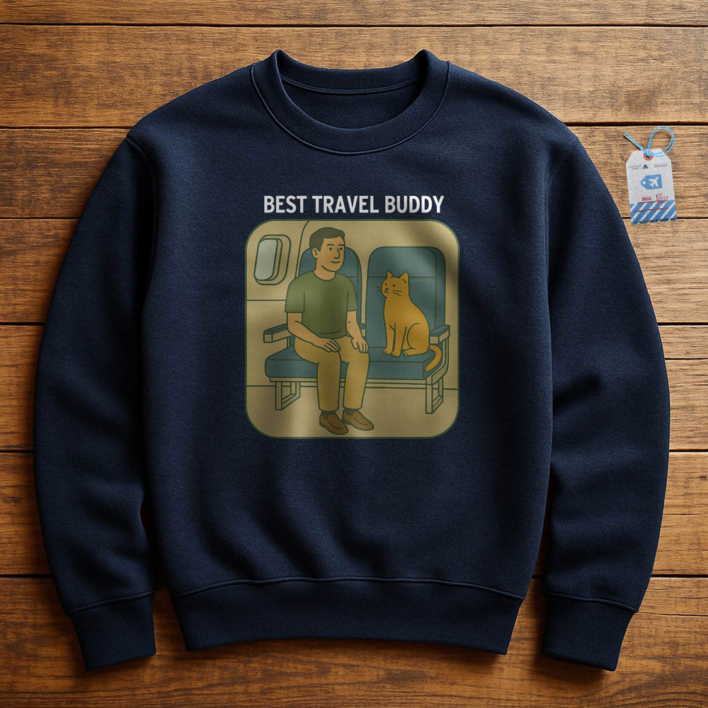 Best Travel Buddy - Cat - Sweatshirt