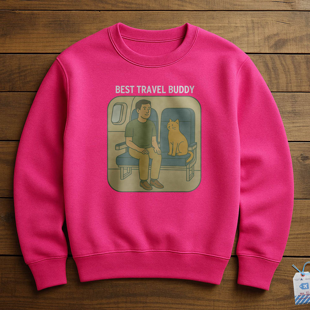 Best Travel Buddy - Cat - Sweatshirt