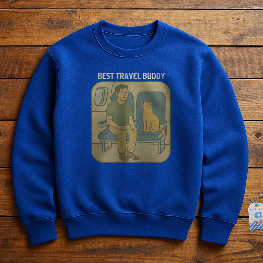 Best Travel Buddy - Cat - Sweatshirt