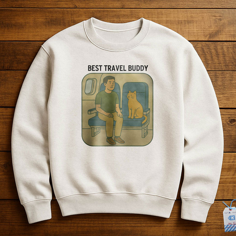 Best Travel Buddy - Cat - Sweatshirt