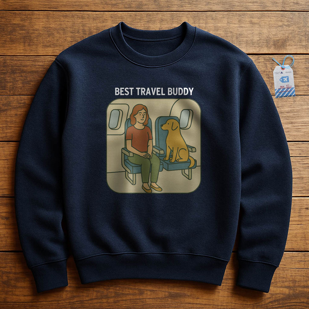 Best Travel Buddy - Dog - Sweatshirt