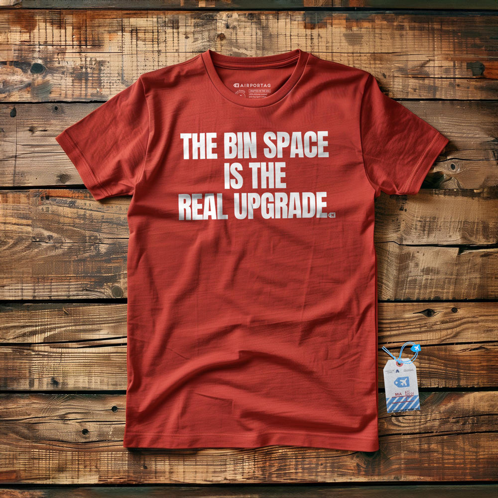 The Bin Space Is the Real Upgrade - T-Shirt - Red