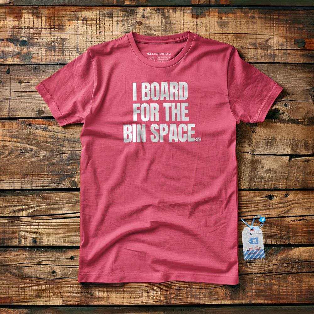 I Board for the Bin Space - T-Shirt - Pink