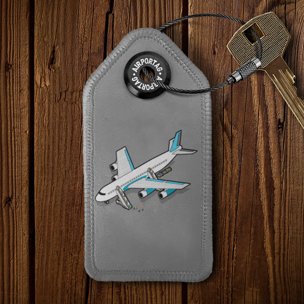 Boarding Plane Isometric - Keychain