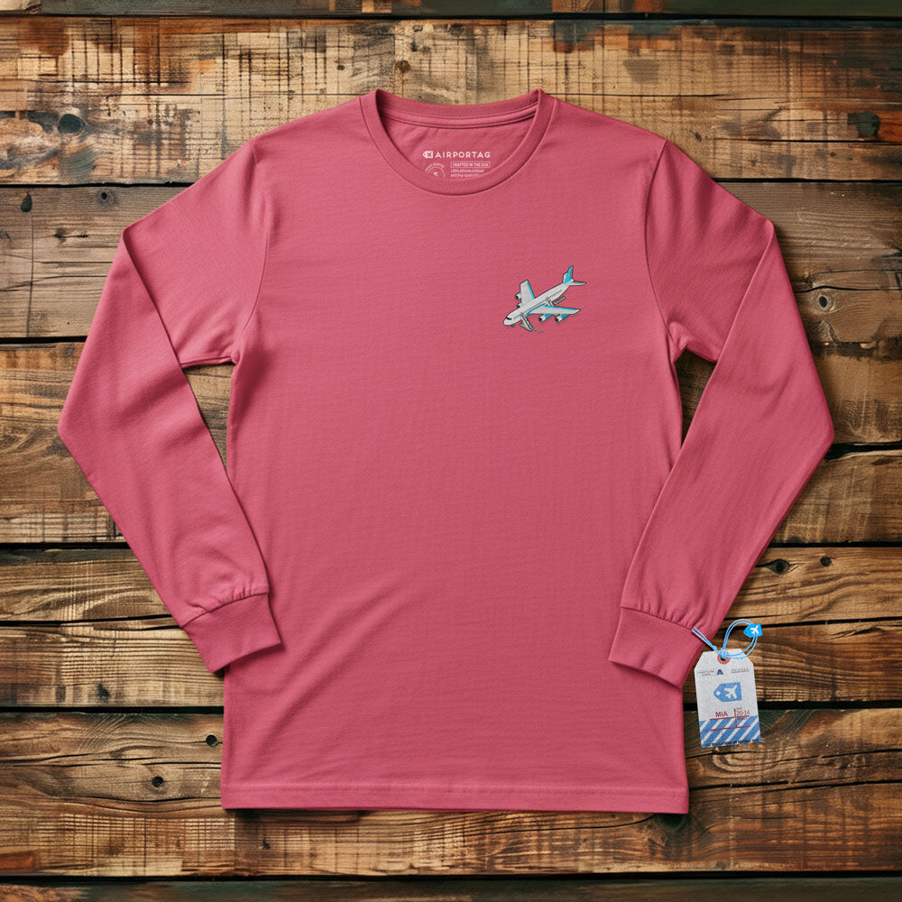 Boarding Plane Tiny - Long Sleeve T-Shirt
