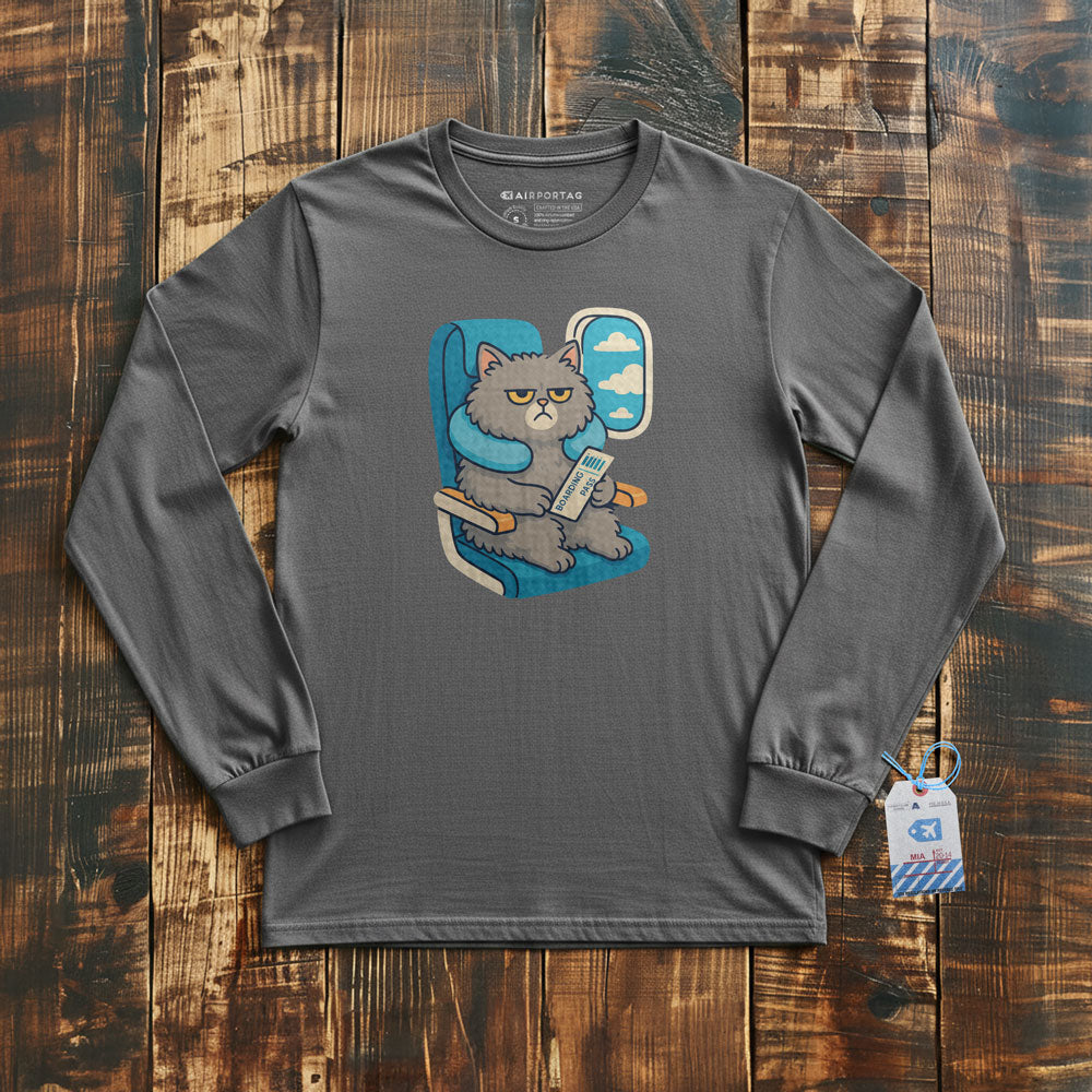 Bored Cat - Long Sleeve T-Shirt