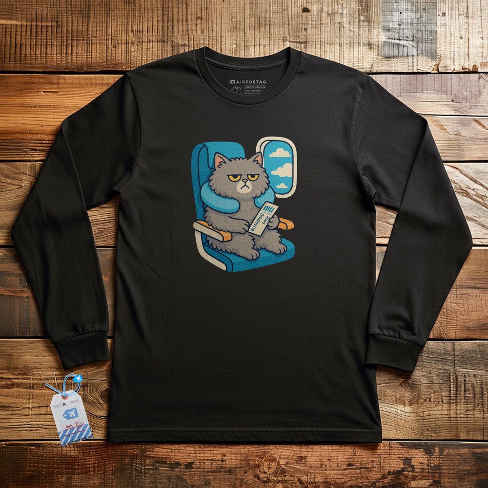Bored Cat - Long Sleeve T-Shirt