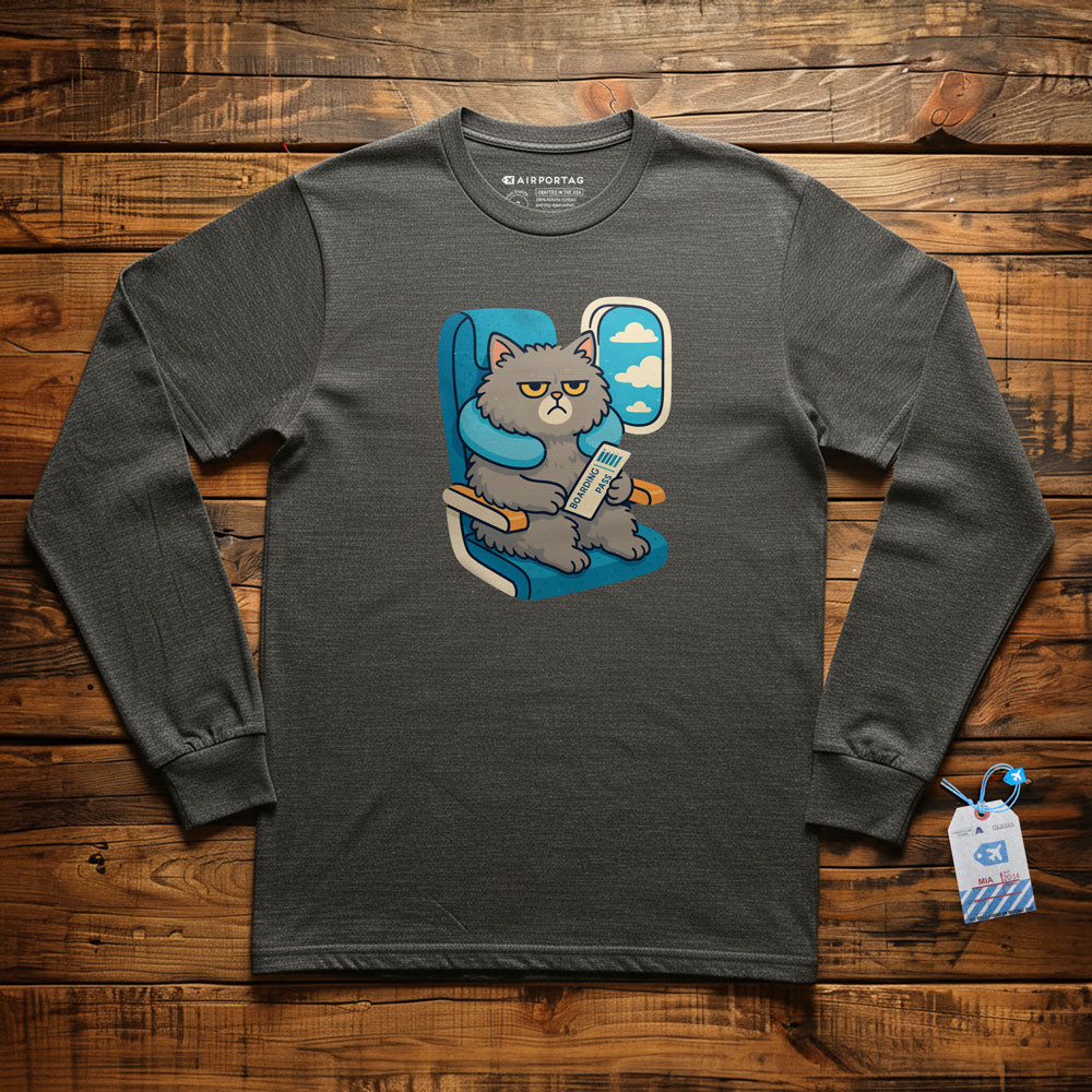 Bored Cat - Long Sleeve T-Shirt